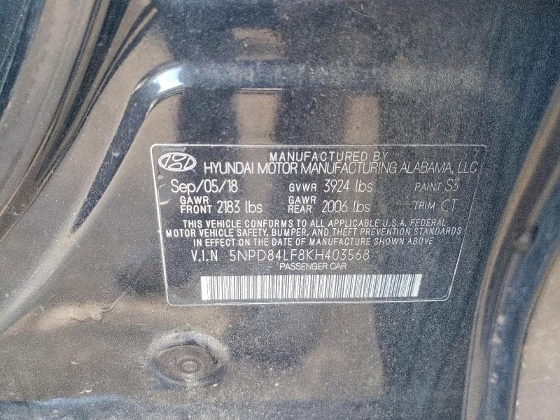2019 HYUNDAI ELANTRA SEL 12