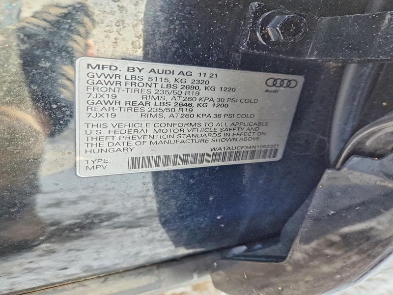 2022 AUDI Q3 PREMIUM 40 14