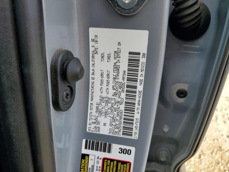 2019 TOYOTA TACOMA DOUBLE CAB DOUBLE CAB 12