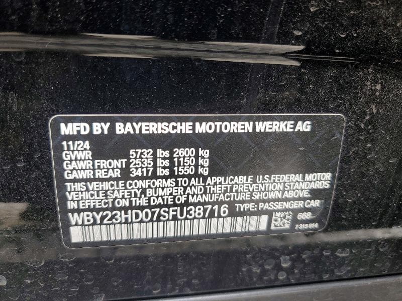 2025 BMW I4 EDRIVE 40 EDRIVE 40 13