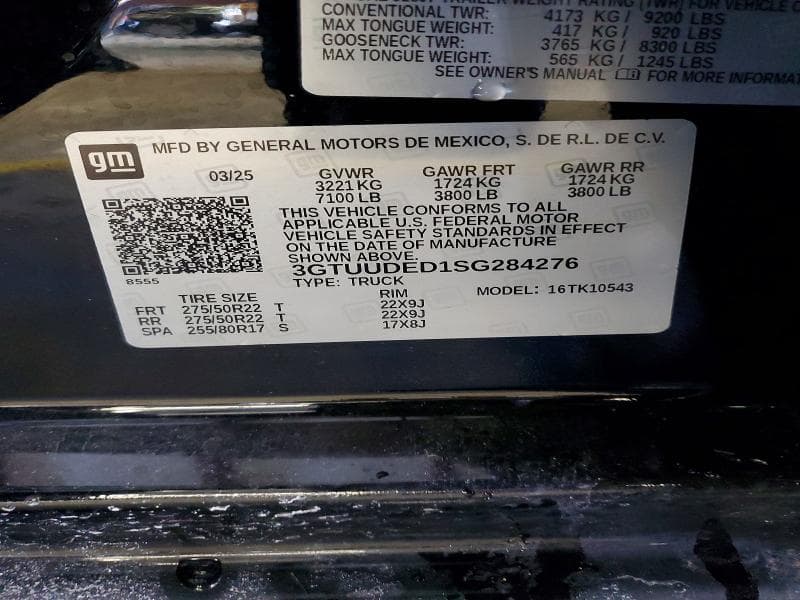 2025 GMC SIERRA K1500 SLT K1500 SLT 13