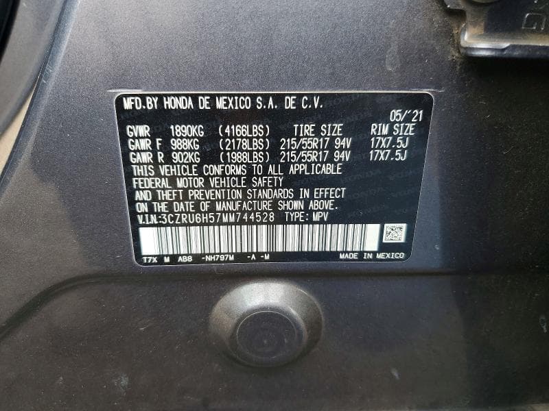 2021 HONDA HR-V EX EX 13