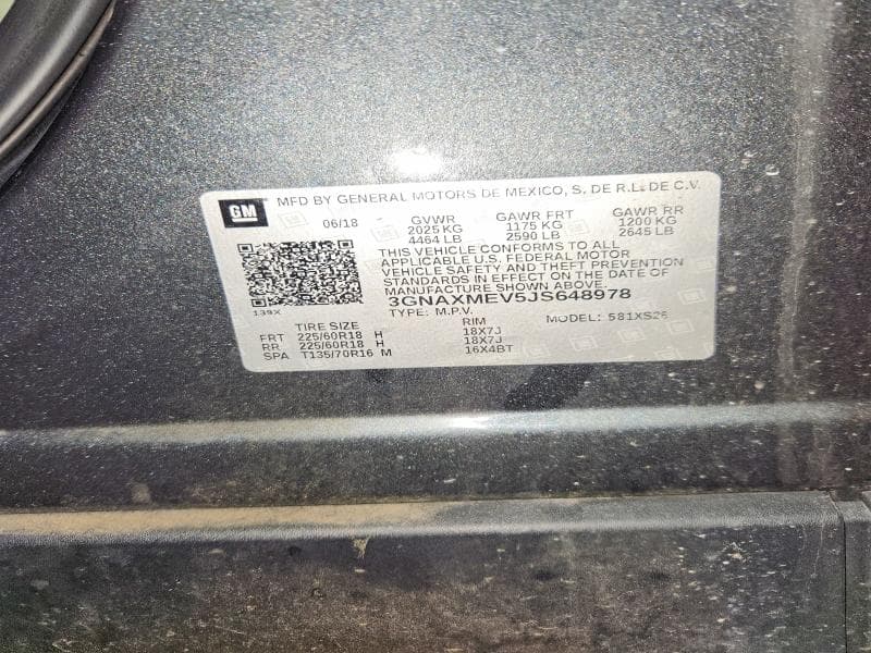 2018 CHEVROLET EQUINOX PREMIER 14
