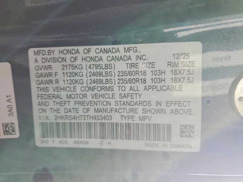 2026 HONDA CR-V EXL 13