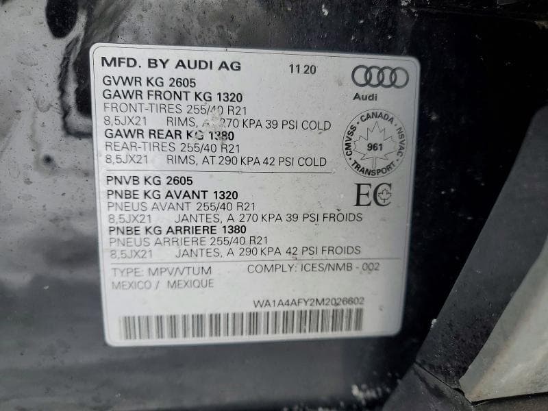 2021 AUDI SQ5 PREMIUM 14