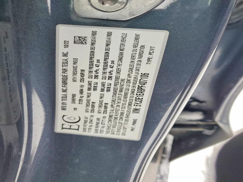 2023 TESLA MODEL 3 13