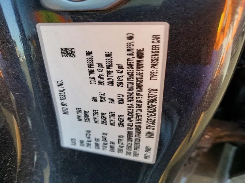 2025 TESLA MODEL 3 13