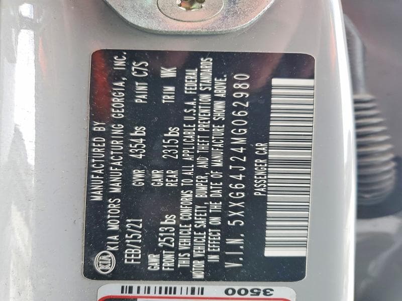 2021 KIA K5 GT LINE GT LINE 13
