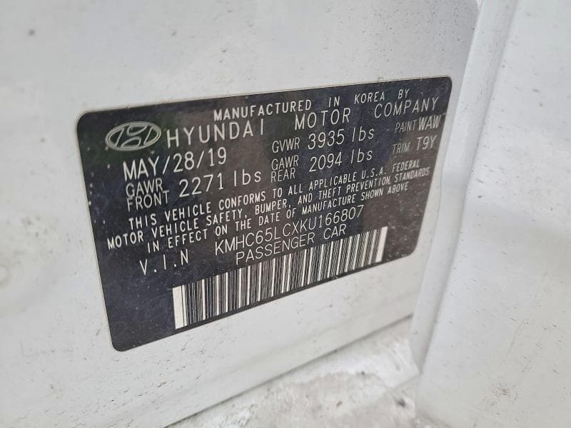 2019 HYUNDAI IONIQ BLUE 13