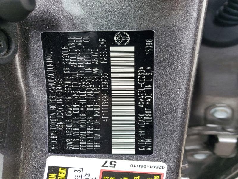 2024 TOYOTA CAMRY SE NIGHT SHADE 12
