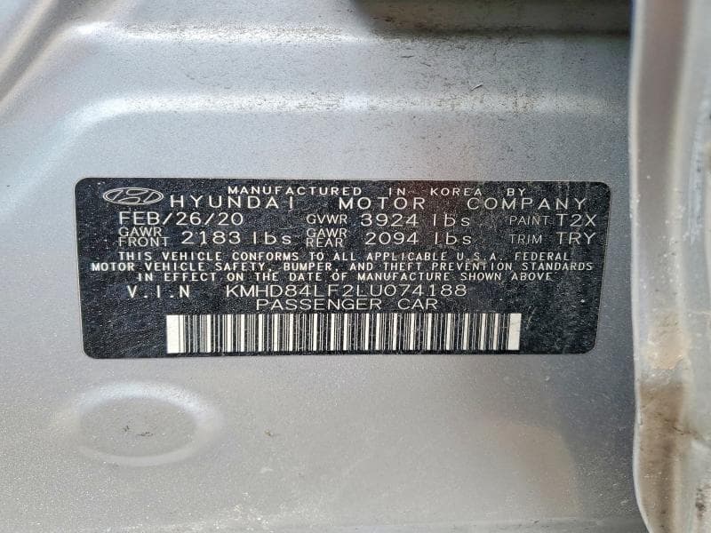 2020 HYUNDAI ELANTRA SEL 13