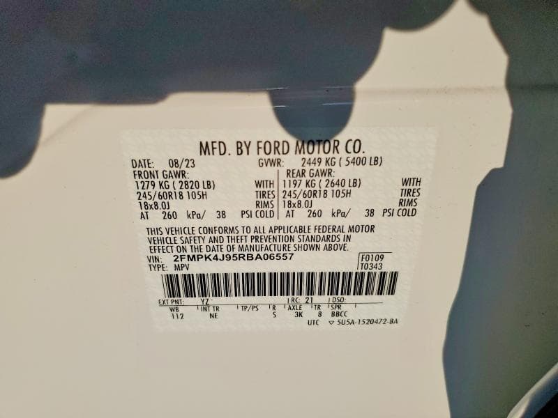 2024 FORD EDGE SEL 12