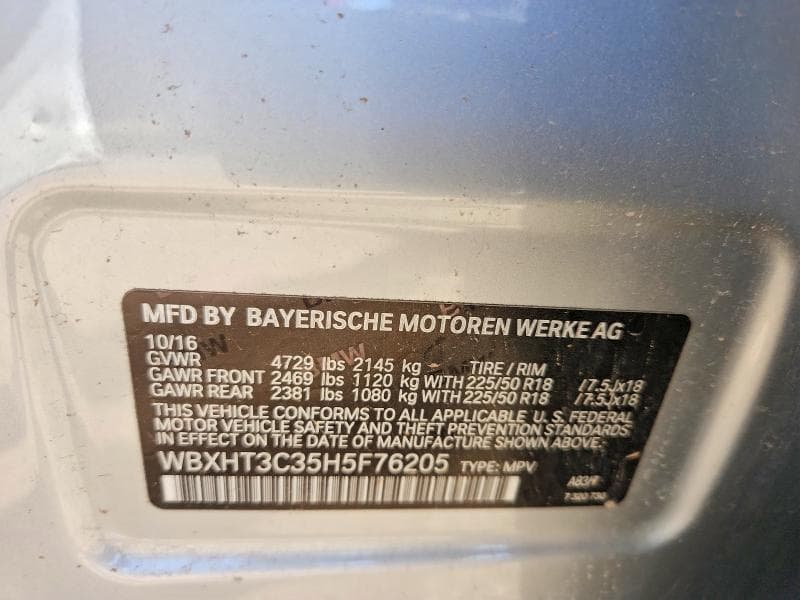 2017 BMW X1 XDRIVE28I XDRIVE28I 12