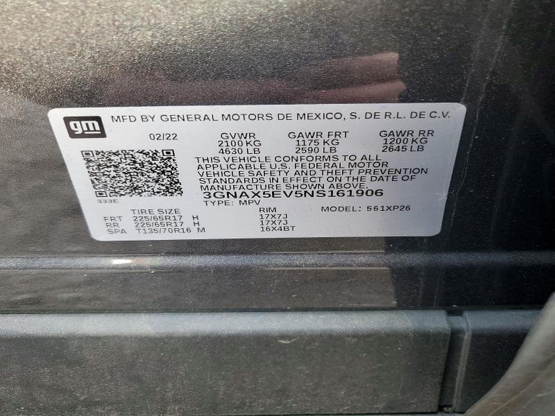 2022 CHEVROLET EQUINOX LS LS 14