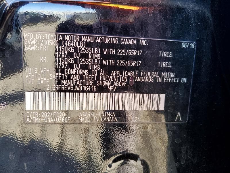 2018 TOYOTA RAV4 ADVENTURE 13