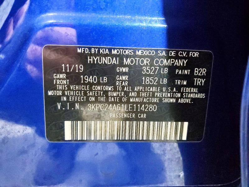 2020 HYUNDAI ACCENT SE 13
