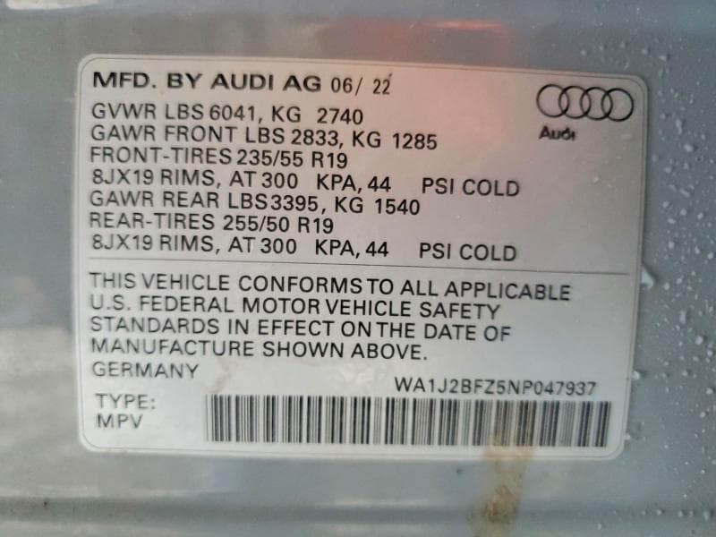 2022 AUDI Q4 E-TRON PRESTIGE PRESTIGE 15
