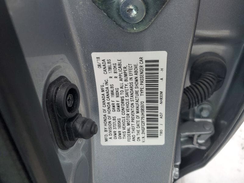 2018 HONDA CIVIC EX EX 13