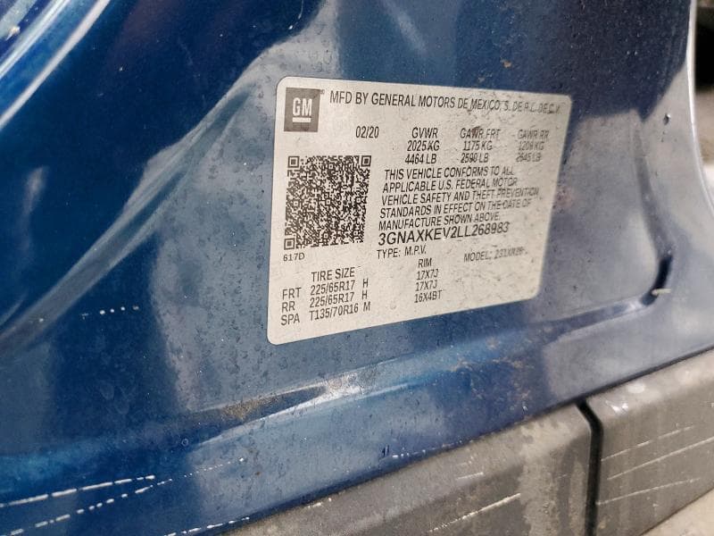 2020 CHEVROLET EQUINOX LT 13