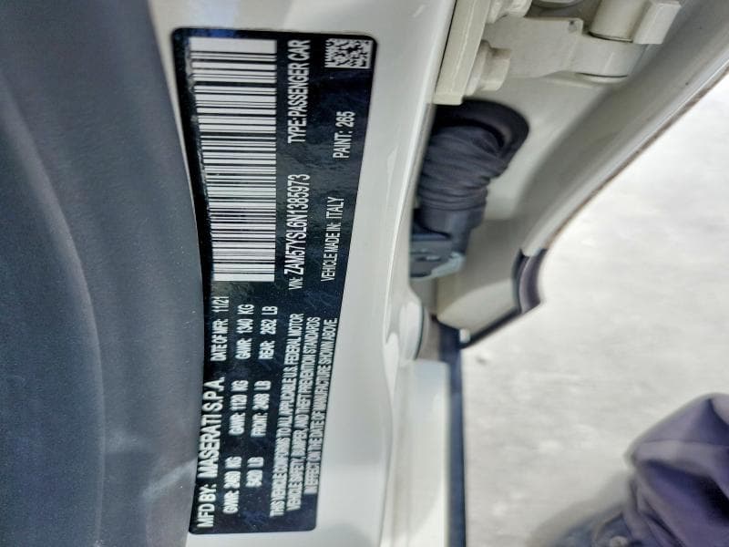 2022 MASERATI GHIBLI FRAGMENT FRAGMENT 13