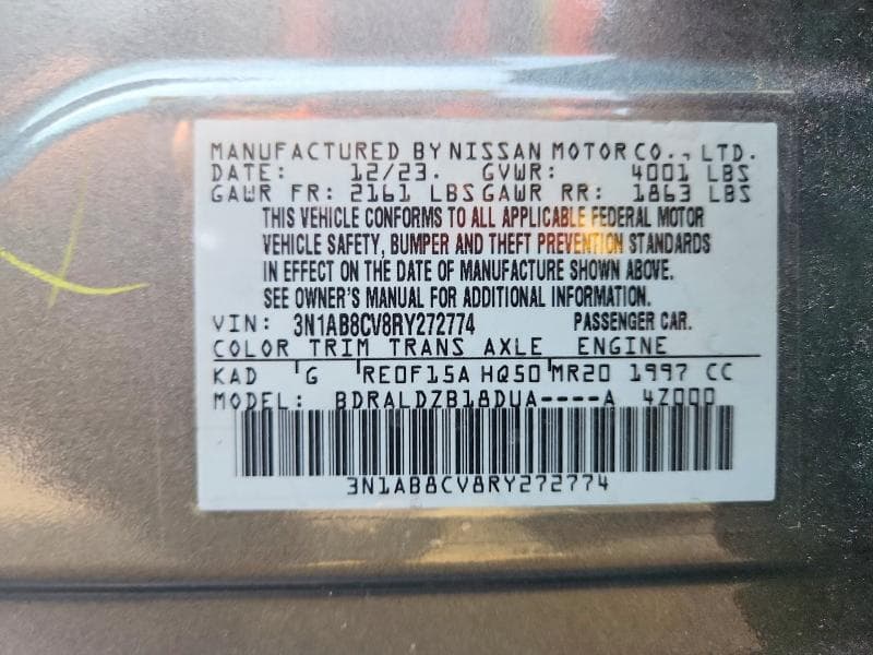 2024 NISSAN SENTRA SV SV 12
