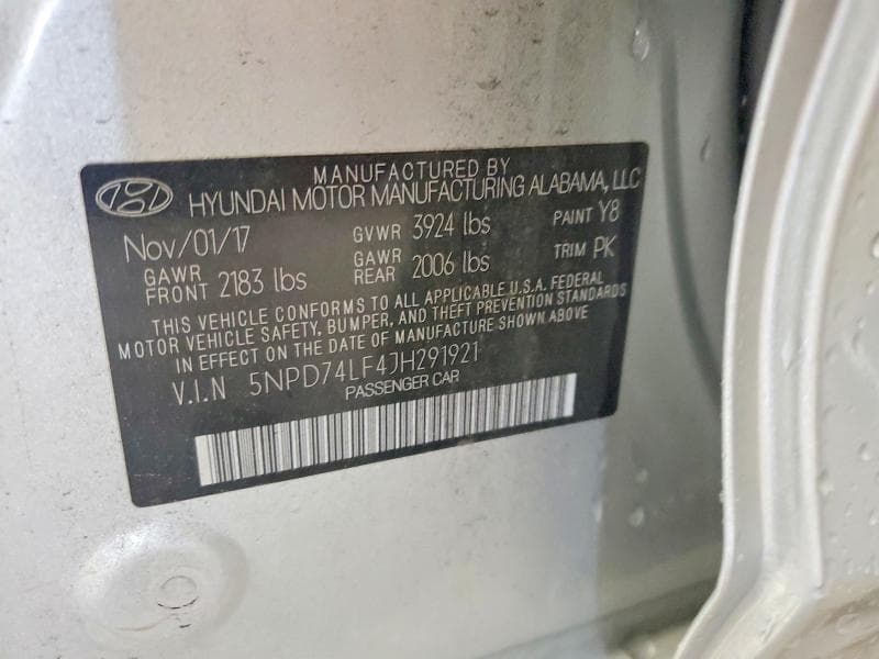 2018 HYUNDAI ELANTRA SE 12