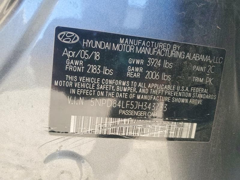 2018 HYUNDAI ELANTRA VALUE EDITION VALUE EDITION 12