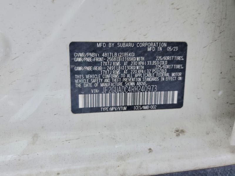2024 SUBARU CROSSTREK PREMIUM PREMIUM 13