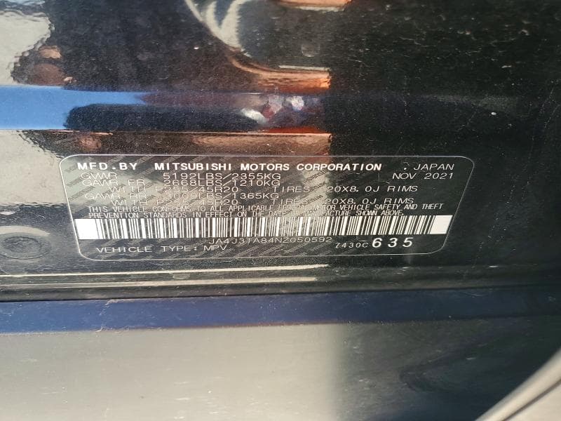 2022 MITSUBISHI OUTLANDER ES ES 13