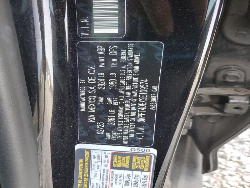2025 KIA K4 LX 12