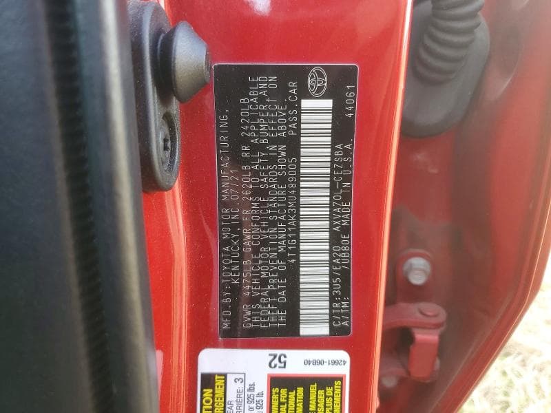 2021 TOYOTA CAMRY SE SE 13