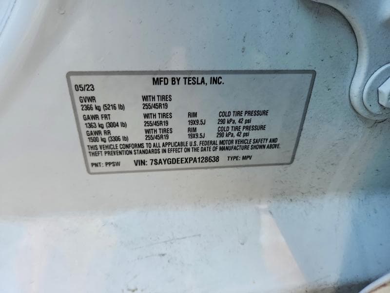 2023 TESLA MODEL Y 12