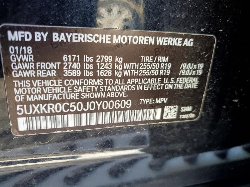 2018 BMW X5 XDRIVE35I XDRIVE35I 13