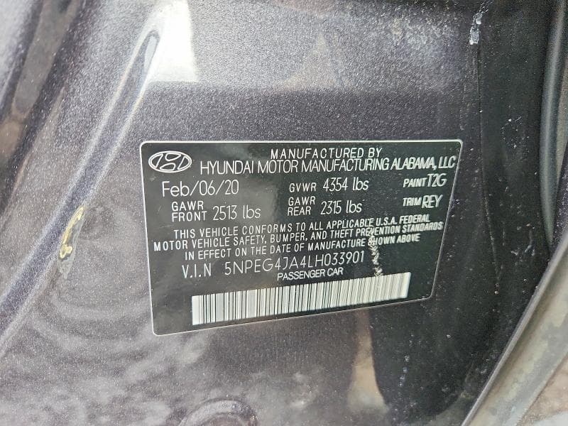 2020 HYUNDAI SONATA SE 13