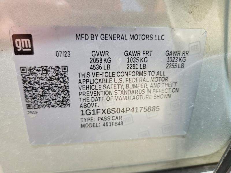 2023 CHEVROLET BOLT EV 2LT 12