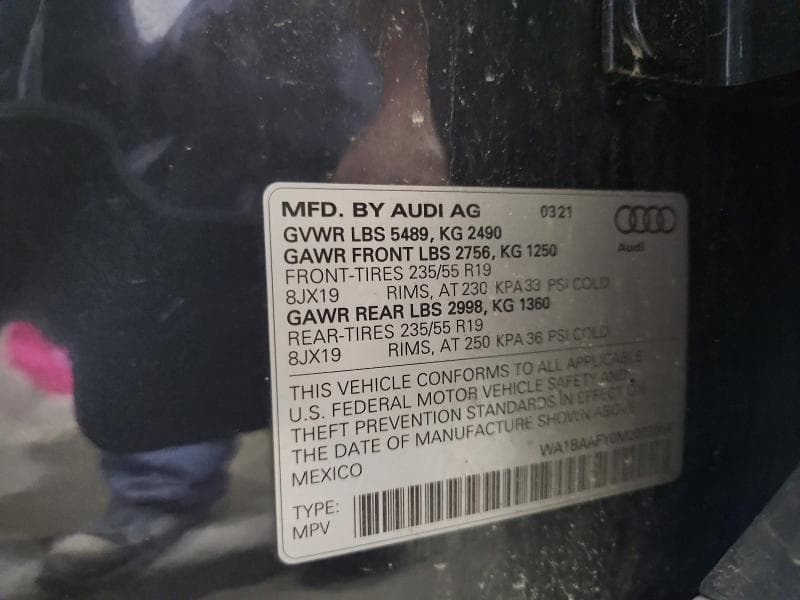 2021 AUDI Q5 PREMIUM PLUS PREMIUM PLUS 13