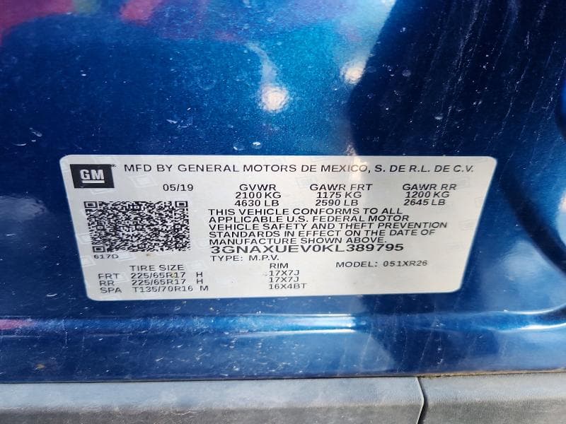 2019 CHEVROLET EQUINOX LT 13