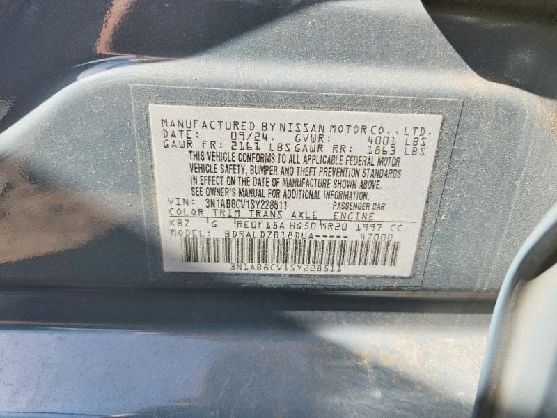2025 NISSAN SENTRA SV 12