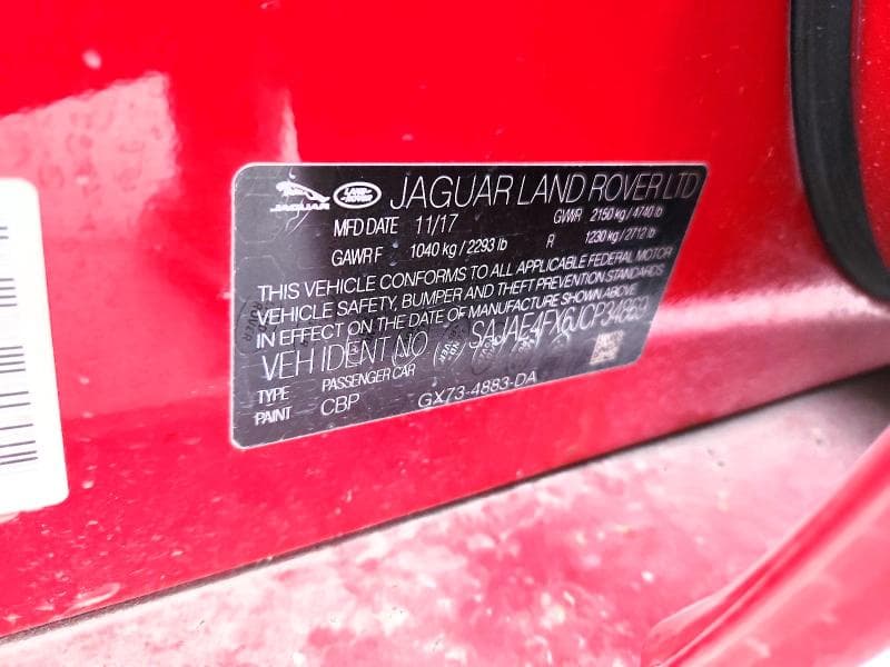 2018 JAGUAR XE PRESTIGE 2WD 25T 4C 4D SEDAN PRESTIGE 13