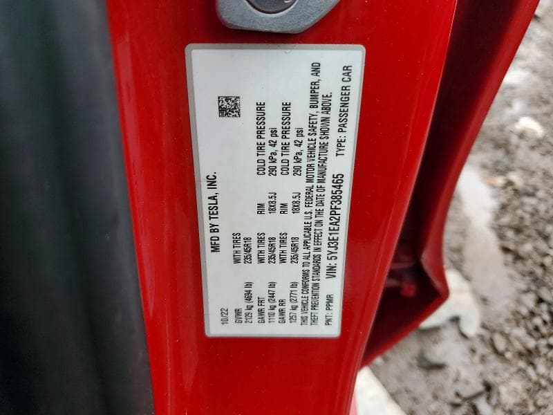 2023 TESLA MODEL 3 12