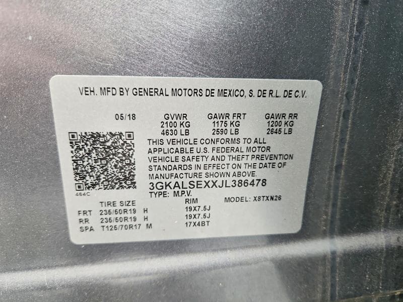 2018 GMC TERRAIN DENALI DENALI 12