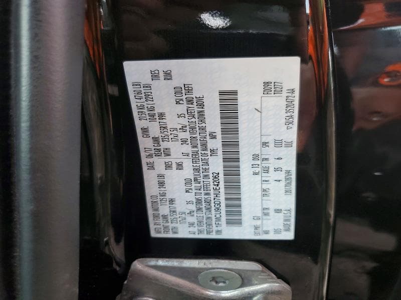 2017 FORD ESCAPE SE 13