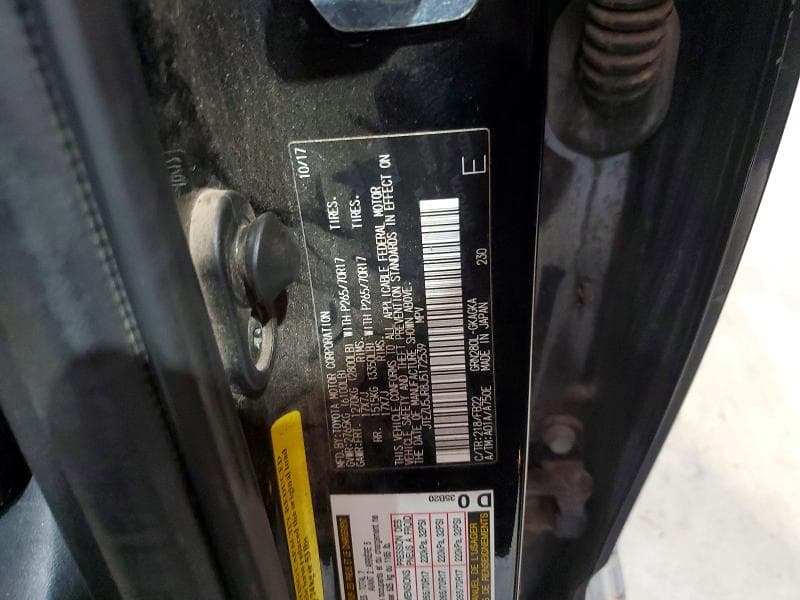 2018 TOYOTA 4RUNNER SR5 SR5 12