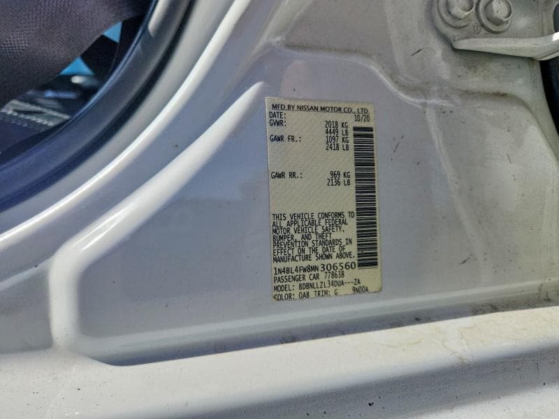 2021 NISSAN ALTIMA PLATINUM PLATINUM 12