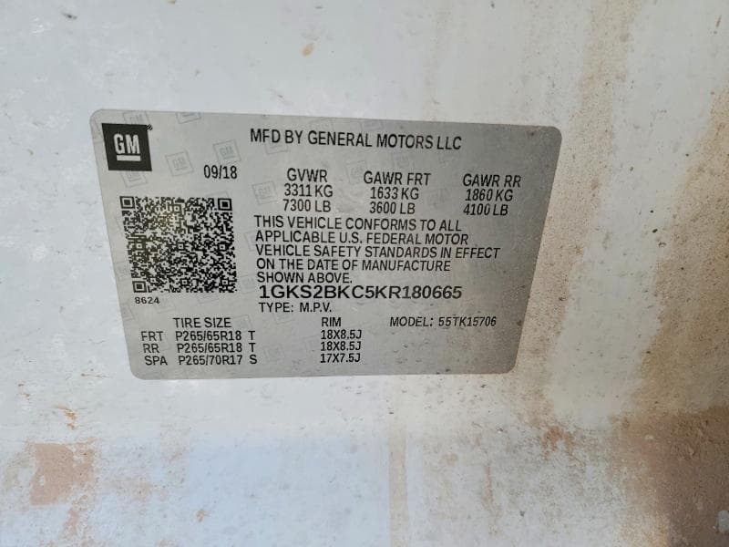 2019 GMC YUKON SLT 13