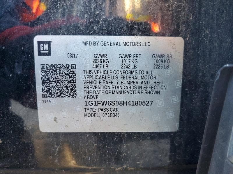 2017 CHEVROLET BOLT EV LT 12