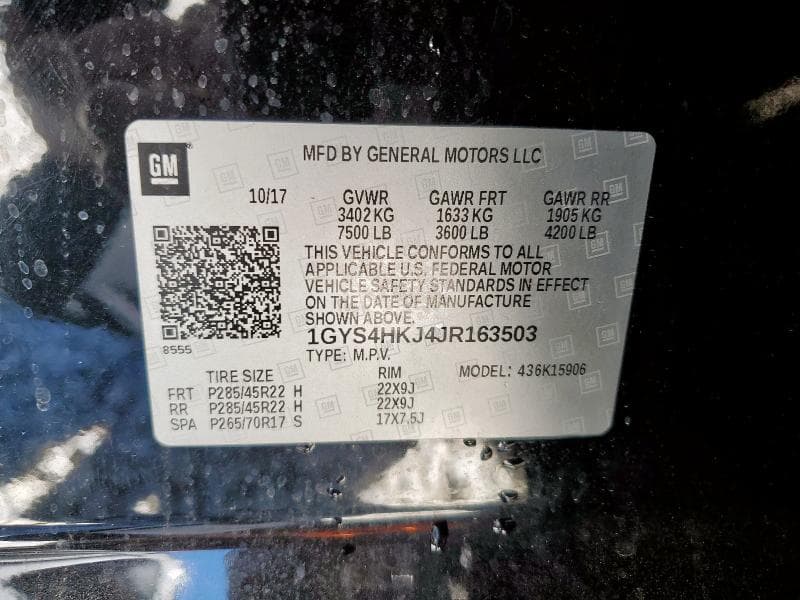 2018 CADILLAC ESCALADE ESV LUXURY ESV LUXURY 13