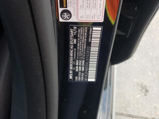 2020 MERCEDES-BENZ E 63 AMG-S 4MATIC 63 AMG-S 4MATIC 12