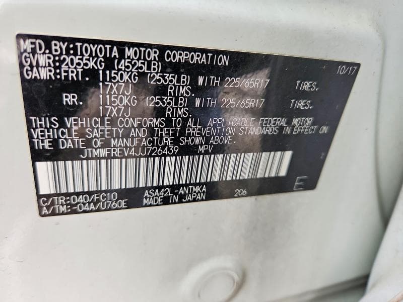 2016 TOYOTA RAV4 XLE XLE 13