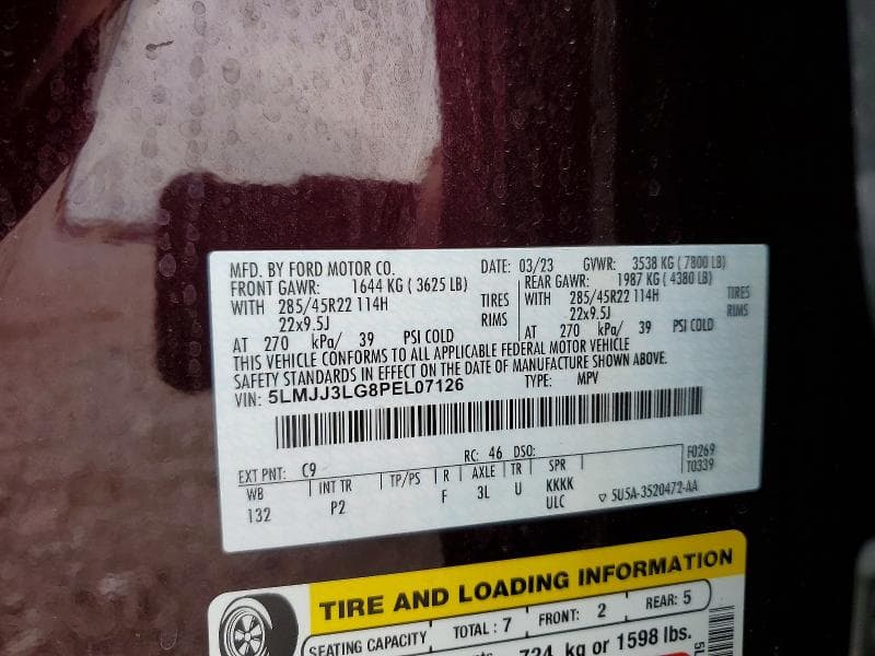 2023 LINCOLN NAVIGATOR L RESERVE L RESERVE 14